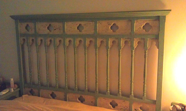 hand made headboard